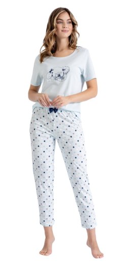 PIŻAMA DAMSKA ODETTE 1414 2XL BABY BLUE