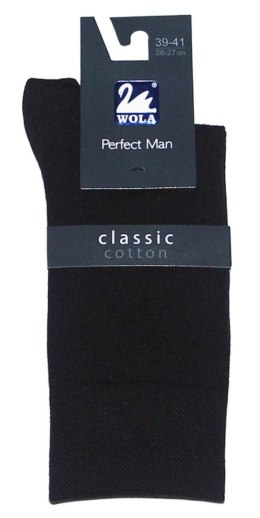 Skarpety męskie Perfect Man classic 94000000 Wola grafit G80 45/47