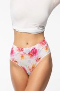 Figi damskie brazyliany bezszwowe PEONY SIMPLE BRASIL MAXI Julimex kolor wielokolorowy rozmiar L