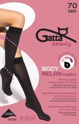 PODKOLANÓWKI RELAXMEDICA 70 DEN 0GB.09Z S/S 2025 NERO 39/42