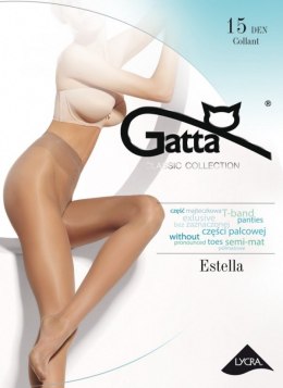 ESTELLA - Rajstopy damskie 15 DEN Gatta golden 4/L