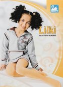 Wola LILKI rajstopki gładkie navy 68E 128/134