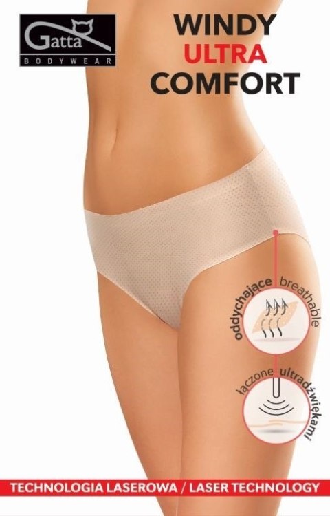 Figi Bikini Ultra Comfort Windy Gatta czarny XL Figi Bikini Ultra Comfort Windy Gatta czarny XL