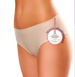 Figi damskie Bikini Ultra Comfort Gatta beżowy L