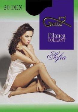 SOFIA - RAJSTOPY DAMSKIE ELASTIL 20 DEN BOX GOLDEN 2-S